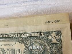 Feuille non coupée non circulée de 32 billets de 1 dollar de Boston, Massachusetts en 1981