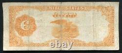 Fr 1215 1922 100 $ Certificat D'or D'une Centaine De Dollars Note De Devise Très Fine