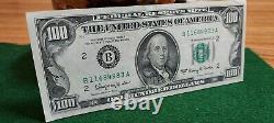 Nous 1963 Un Billet D'une Centaine De Dollars De La New York Federal Bank (excellent)