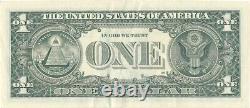 Numéro de série du billet d'un dollar américain Fantaisie Star One 2017 1,00 USD