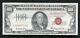 P. 1551 1966-a $100 One Hundred Dollars Legal Tender États-unis Note Au