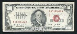 Père. 1550 1966 100 $ Un Cent Dollars Appel D'offres Légal États-unis Note F)