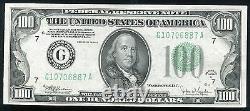 Père. 2155-g 1934-c 100 $ Cent Dollars Frn Réserve Fédérale Note Unc