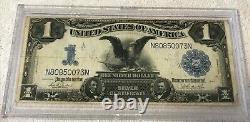 Père. 232 1899 $ 1 Dollar De Grande Taille Black Eagle Silver Certificate Note