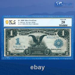 Père. 236 1899 $ 1 Dollar Bill Silver Certificate Black Eagle, Pcgs 20 #11417