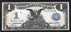 Père. 236 1899 $ 1 Dollar Black Eagle Silver Certificat Devise Note Vf+