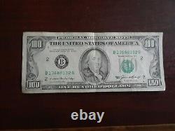 Récoltable 1985 $100 Cent Dollars Bill Vintage Devise