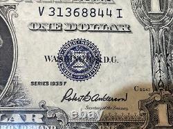 Série 1935 F Billet de certificat d'argent à sceau bleu d'un dollar des États-Unis