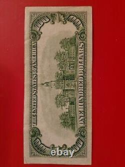 Série 1950 D 100 $ Note De Réserve Fédérale Un Billet De Cent Dollars