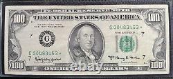 Série 1963 Un billet de cent dollars STAR de Chicago numéro de série # 00483453