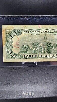 Série 1969 Billet de 100 dollars C Star Note Monnaie Numéro de série #00619785