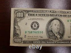Série 1988 Bill D'une Centaine De Dollars Us 100 $ New York B71870253c