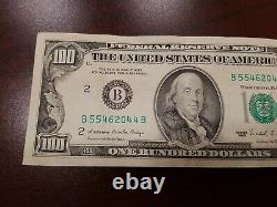 Série 1988 Bill D'une Centaine De Dollars Us 100 $ New York B 55462044 B Crisp
