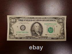 Série 1988 Bill Note De 100 Dollars Us 100 $ Cleveland D 29378112 A Crisp