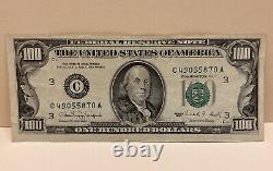 Série 1990 Billet de 100 dollars américains $100 Philadelphie C 49055870 A