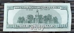 Série 1996 Bill D'une Centaine De Dollars Us 100 $ Ad 01748726 B Sept Chiffres Uniques