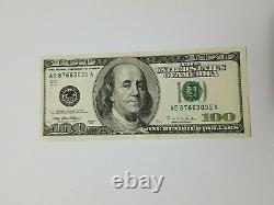Série 1996 Bill D'une Centaine De Dollars Us 100 $ Richmond Ae 87663035 A