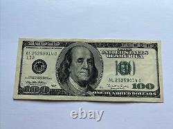 Série 1996 Bill Note De 100 Dollars Us 100 $ San Francisco Al 25259014 C