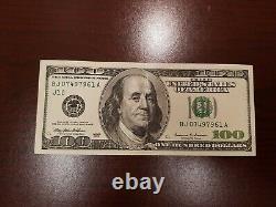 Série 1999 Bill De Cent Dollars Us 100 $ Kansas City Mo Bj 07497961 A