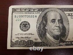 Série 1999 Bill De Cent Dollars Us 100 $ Kansas City Mo Bj 09773520 A