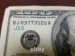 Série 1999 Bill De Cent Dollars Us 100 $ Kansas City Mo Bj 09773520 A