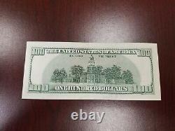 Série 2003 A Us One Cent Dollar Bill Note 100 $ Dallas Fk 49977192 B