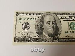Série 2003 Bill De 100 Dollars Us 100 $ New York Db 45787946 B
