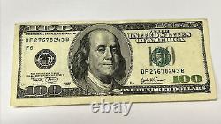 Série 2003 Billet de cent dollars américains $100 Atlanta DF 27678243 B