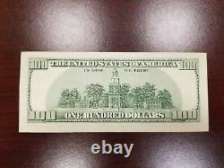 Série 2003 Un Billet D'une Centaine De Dollars Des États-unis 100 $ New York Fb 83668996 B