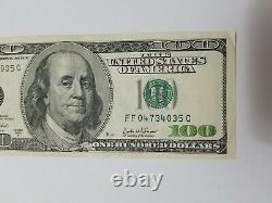 Série 2003 Un Projet De Loi De Cent Dollars Des États-unis 100 $ Atlanta Ff 0473435 C