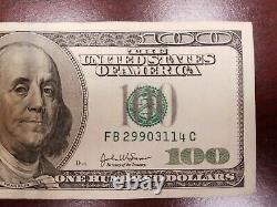 Série 2003 Un Projet De Loi De Cent Dollars Des États-unis 100 $ New York Fb 29903114 C
