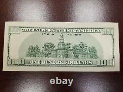Série 2003 d'un billet de cent dollars américains $100 de Chicago FG 22622879 A
