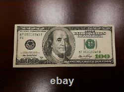 Série 2006 A Us One Cent Dollar Bill 100 $ Atlanta Kf 05018549 B