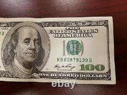Série 2006 A Us One Cent Dollar Bill 100 $ New York Kb 60879199 B