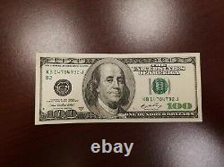 Série 2006 A Us One Cent Dollar Bill Note 100 $ New York Kb 14704792 J