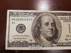 Série 2006 Bill D'une Centaine De Dollars Américains 100 $ Boston Ha 24392229 B