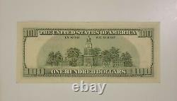 Série 2006 Bill De 100 Dollars Us $ 100 Crisp New York Hb 07385782 B