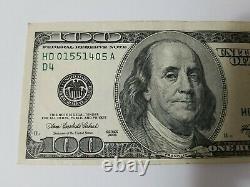 Série 2006 Bill Note De 100 Dollars Us 100 $ Cleveland Hd 01551405 A