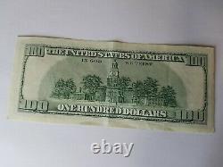 Série 2006 Bill Note De 100 Dollars Us 100 $ Kansas City Hj 76713525 A