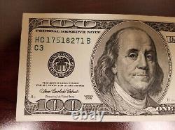 Série 2006 Bill Note De 100 Dollars Us 100 $ Philadelphia Hc 17518271 B