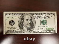 Série 2006 Bill Note De Cent Dollars Des États-unis 100 $ New York Hb 44367377 B