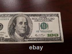 Série 2006 Bill Note De Cent Dollars Us 100 $ New York Hb 70522025 F