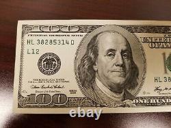 Série 2006 Bill Note De Cent Dollars Us 100 $ San Francisco Hl 38285314 D