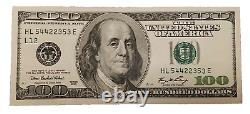Série 2006 Billet de 100 dollars américains Note 100 San Francisco HL 54422353 E