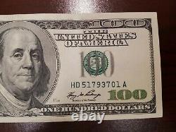 Série 2006 Projet De Loi De Cent Dollars Des États-unis 100 $ Cleveland Hd 51793701 A