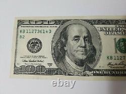 Série 2006 Un Billet D'un Dollar Américain 100 $ New York Kb 11273614 D