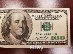 Série 2006 Un Billet D'une Centaine De Dollars Des États-unis 100 $ Dallas Kk 27238872 B