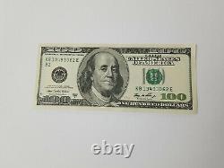 Série 2006 Un Billet De Cent Dollars Us 100 $ New York Kb 13493062 E