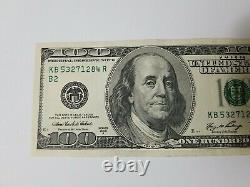 Série 2006 Un Billet De Cent Dollars Us 100 $ New York Kb 53271284 R