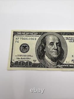 Série 2006 Un billet de cent dollars américains $100 Atlanta KF 75681096 B